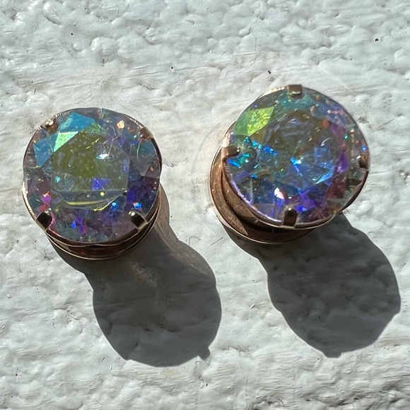 Rainbow Faux Diamond Guages - Picture 3 of 4